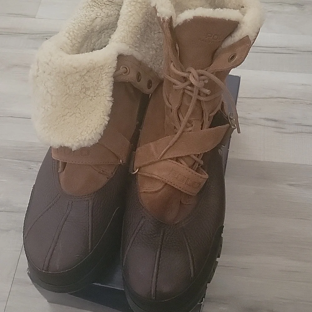 POLO RALPH LAUREN BOOTS SIZE 13D EUC